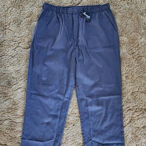 Pembrook Men's Grey Elastic Waist Comfort Collection Pants for Seniors Size: XXL